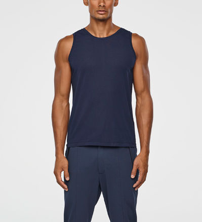 Sarah Pacini TANK TOP MET KATOENEN VOILE Voorzijde