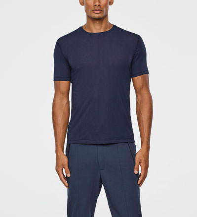 Sarah Pacini T-SHIRT MET KATOENEN VOILE Voorzijde