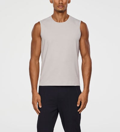 Sarah Pacini STRETCH COTTON TANK TOP Front