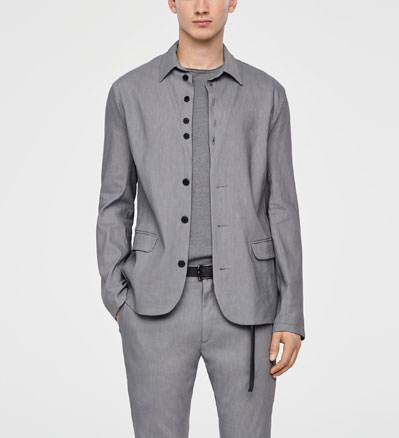 Sarah Pacini LINNEN JASJE - MET KNOPEN Voorzijde