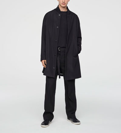 Sarah Pacini MANTEAU REVERSIBLE De face