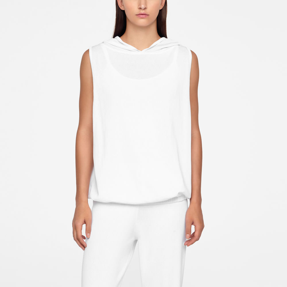 Sarah Pacini PULL STYLE URBAIN - CAPUCHE De face