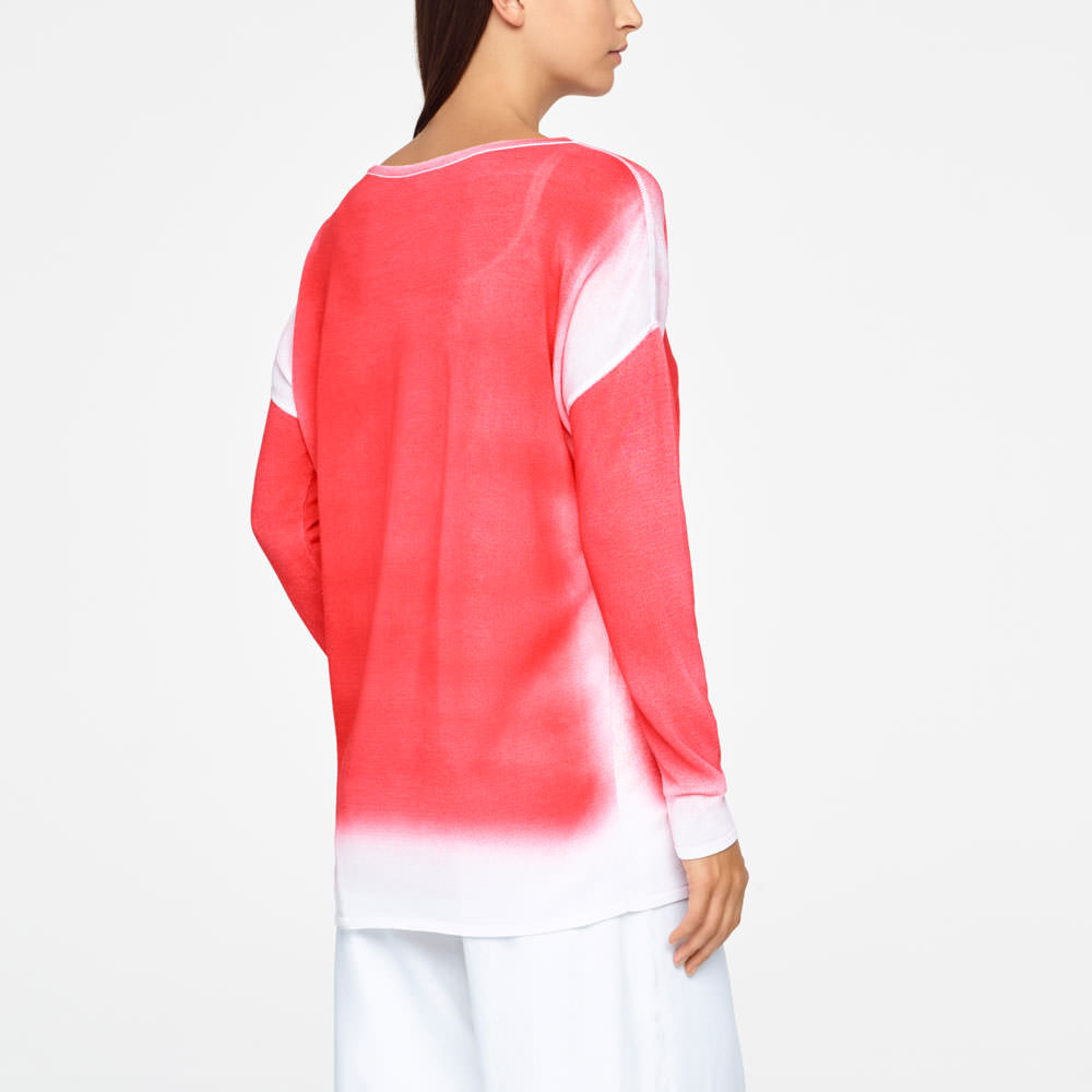 Sarah Pacini GRADIENT SWEATER Back view
