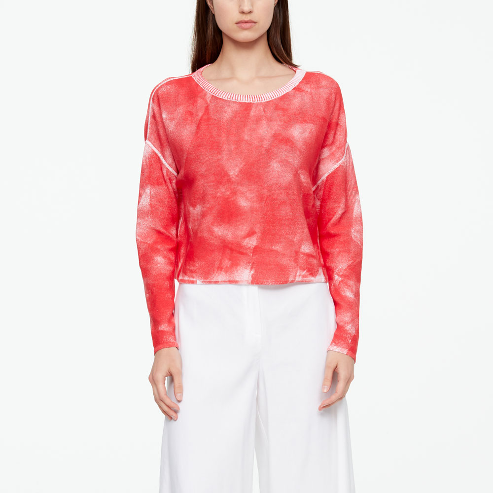 Sarah Pacini TIE-DYE TRUI - VOLLE MOUWEN Voorzijde