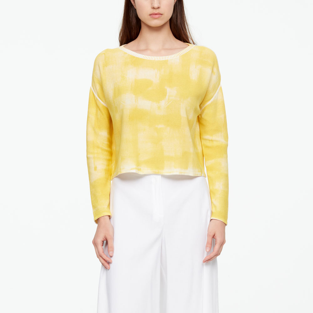 Sarah Pacini TIE-DYE SWEATER - FULL SLEEVES Front