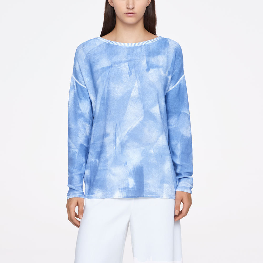 Sarah Pacini PULL TIE-DYE - MANCHES LONGUES De face