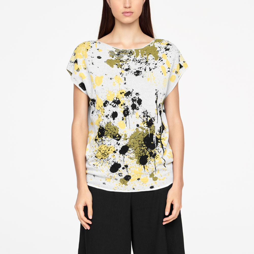 Sarah Pacini SWEATER MIT BILD - FLÜGELÄRMEL Vorne