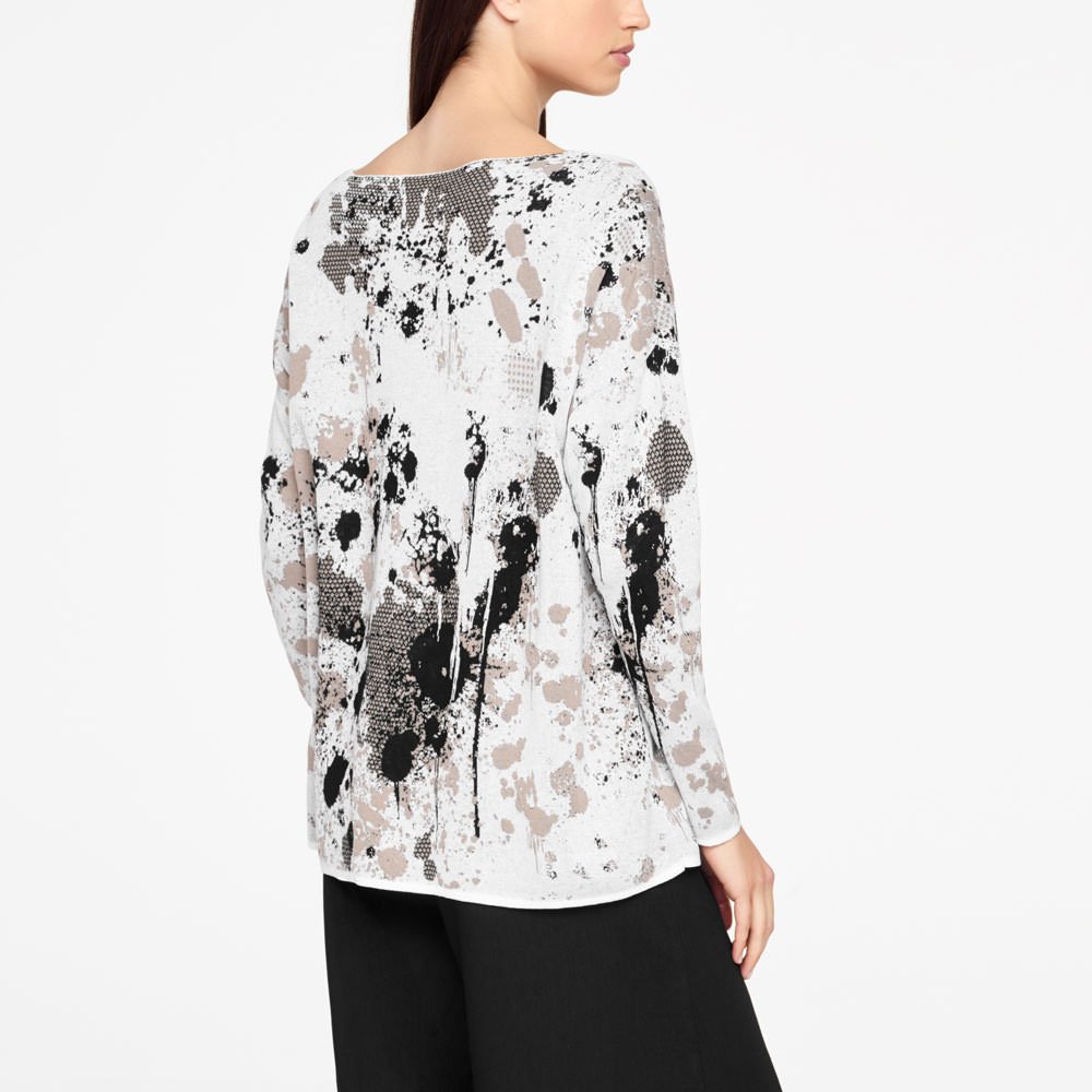 Sarah Pacini PULL MURAL - COL BATEAU Derrière