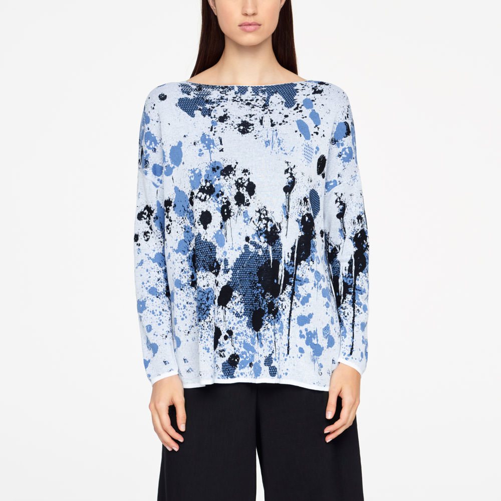 Sarah Pacini SWEATER MIT BILD - LANGE ÄRMEL Vorne