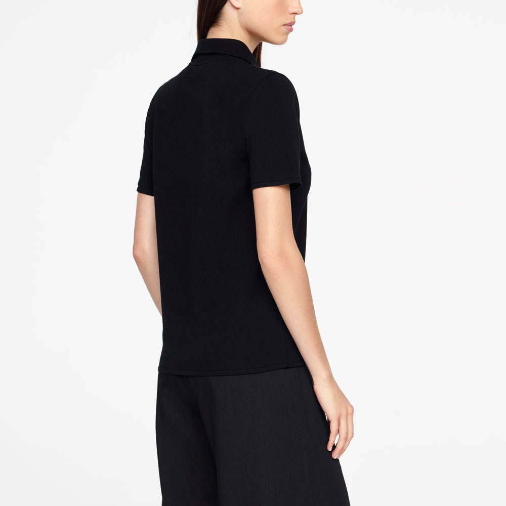 Sarah Pacini POLO ZIPPÉ Derrière