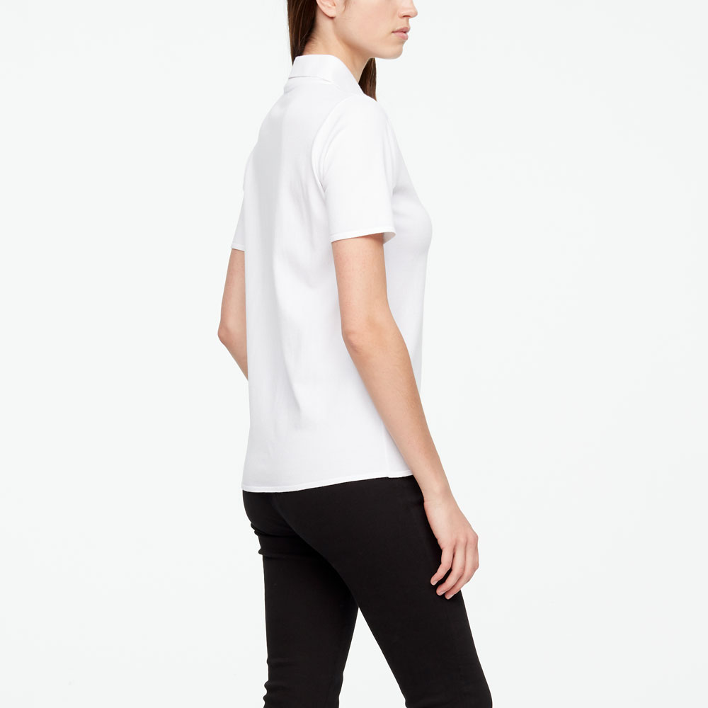 Sarah Pacini POLO ZIPPÉ Derrière