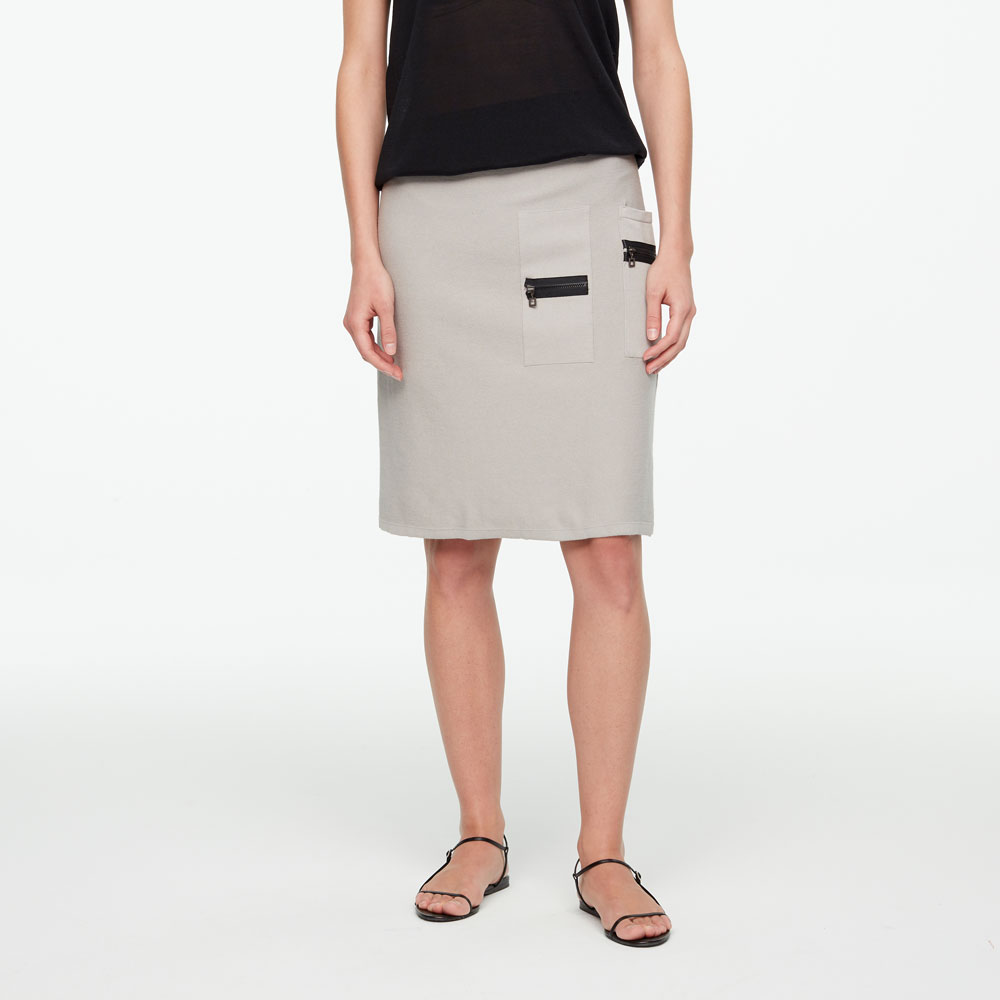 Sarah Pacini KOKERROK - RITSDETAILS Voorzijde