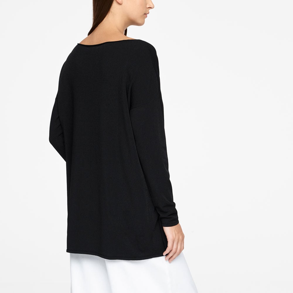 Sarah Pacini PULL LONG - POCHE APPLIQUÉE Derrière