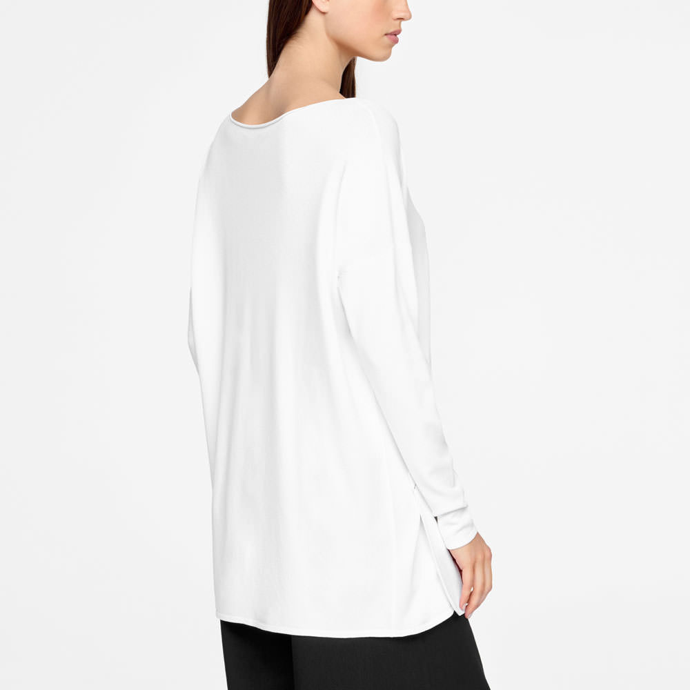 Sarah Pacini PULL LONG - POCHE APPLIQUÉE Derrière