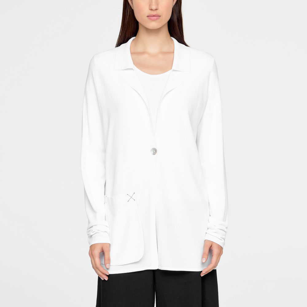 Sarah Pacini CARDIGAN - OPGEZETTE ZAK Voorzijde