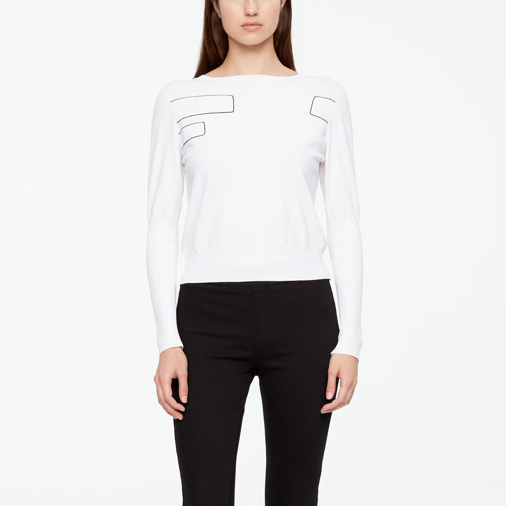 Sarah Pacini SWEATER - BRICKWORK Vorne