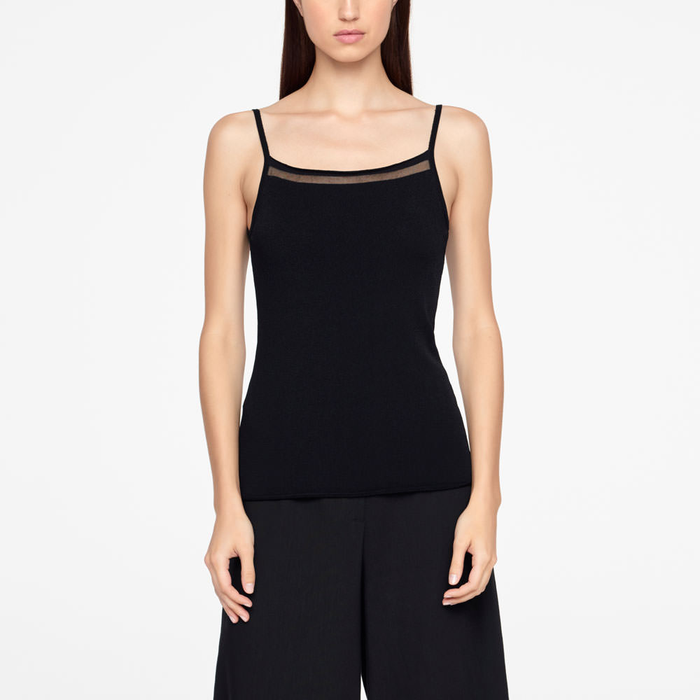 Sarah Pacini PULL - DÉTAIL TRANSLUCIDE De face