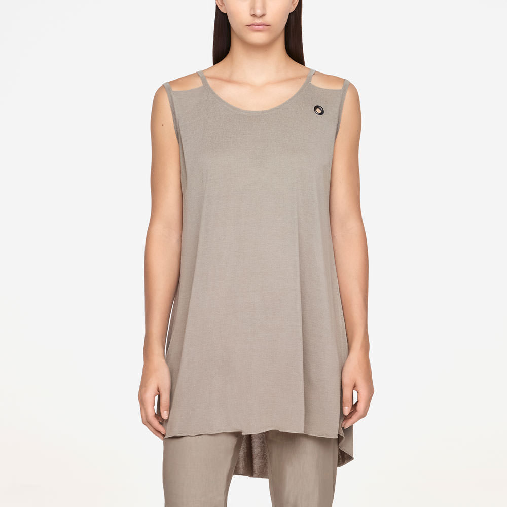 Sarah Pacini REVERSIBLE SWEATER - MAKO Front