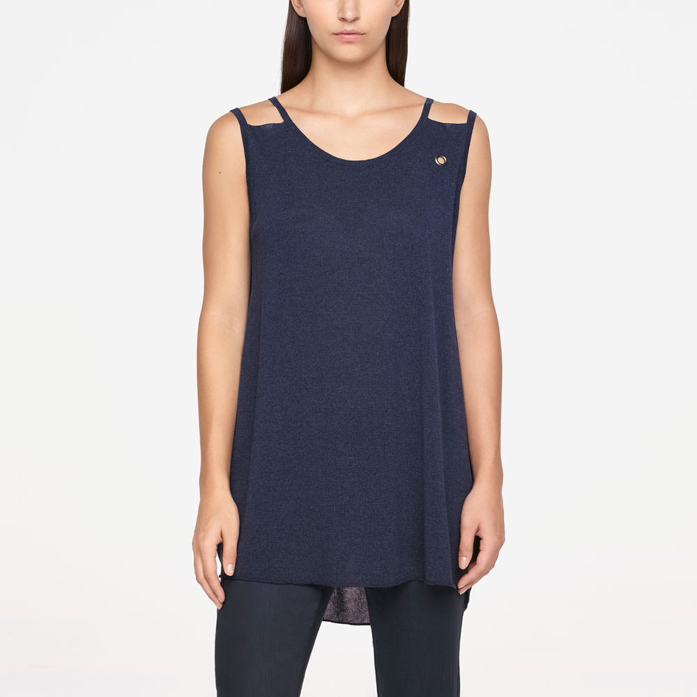 Sarah Pacini REVERSIBLE SWEATER - MAKO Front