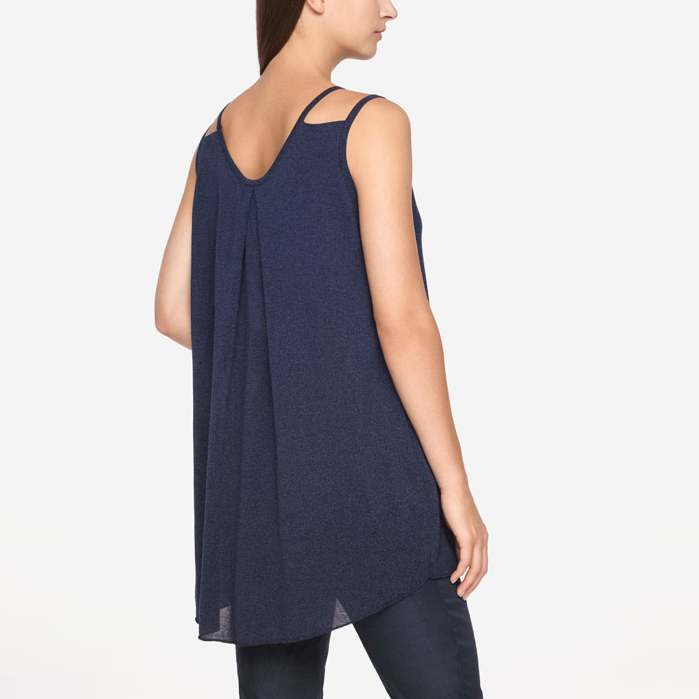 Sarah Pacini REVERSIBLE SWEATER - MAKO Back view