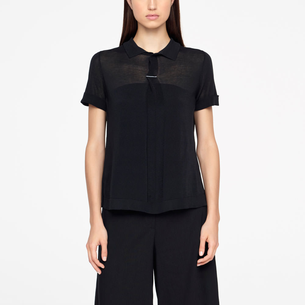 Sarah Pacini SWEATER - MAKO COTTON Front