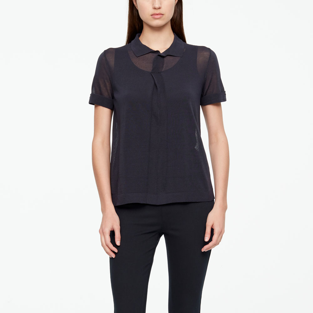 Sarah Pacini SWEATER - MAKO COTTON Front