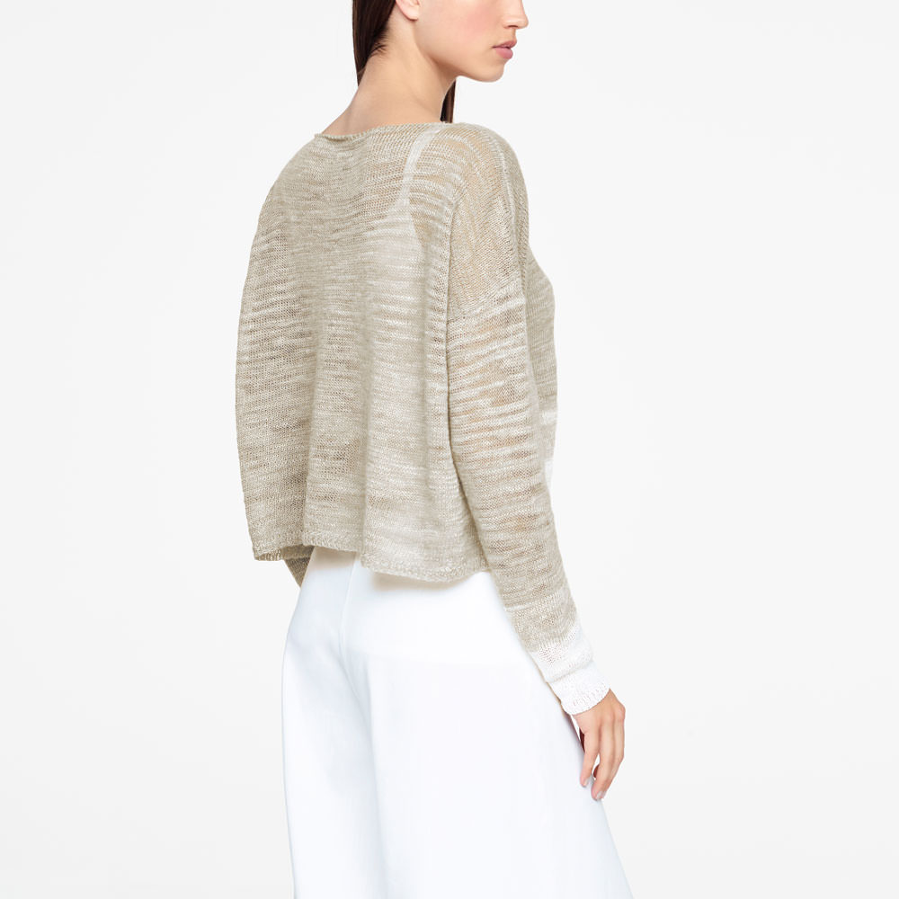 Sarah Pacini PULL OMBRÉ - COL BATEAU Derrière
