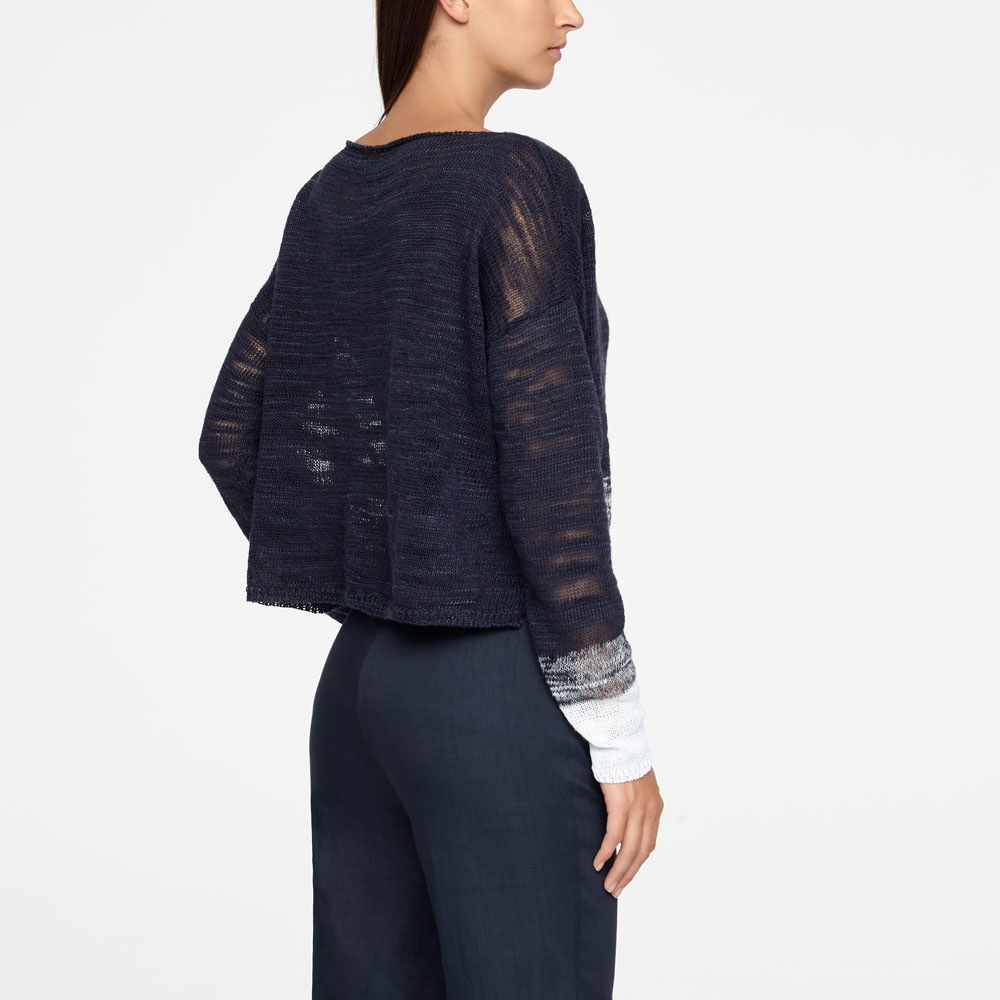 Sarah Pacini PULL OMBRÉ - COL BATEAU Derrière