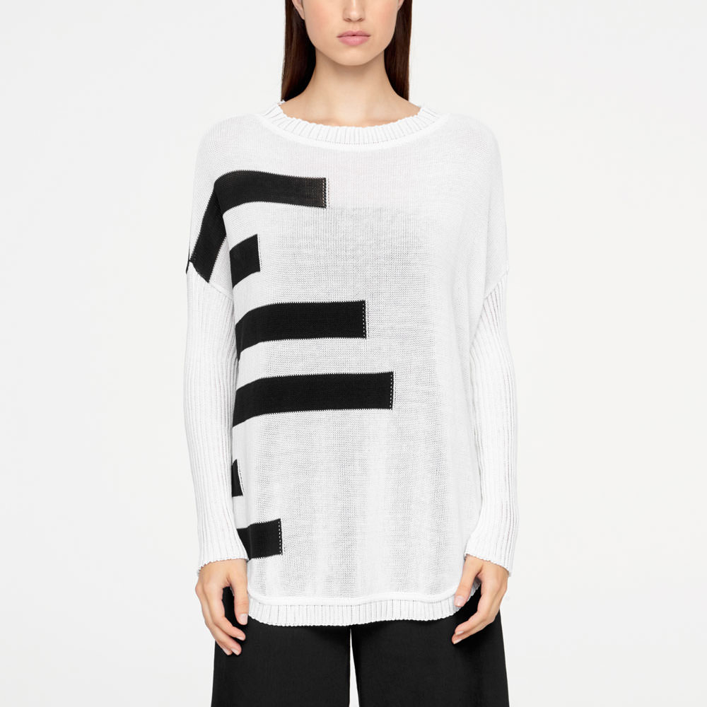 Sarah Pacini PULL LONG - COTON BIOLOGIQUE De face