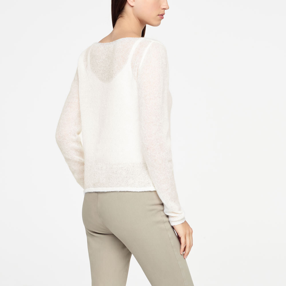 Sarah Pacini MOHAIR SWEATER Achterzijde