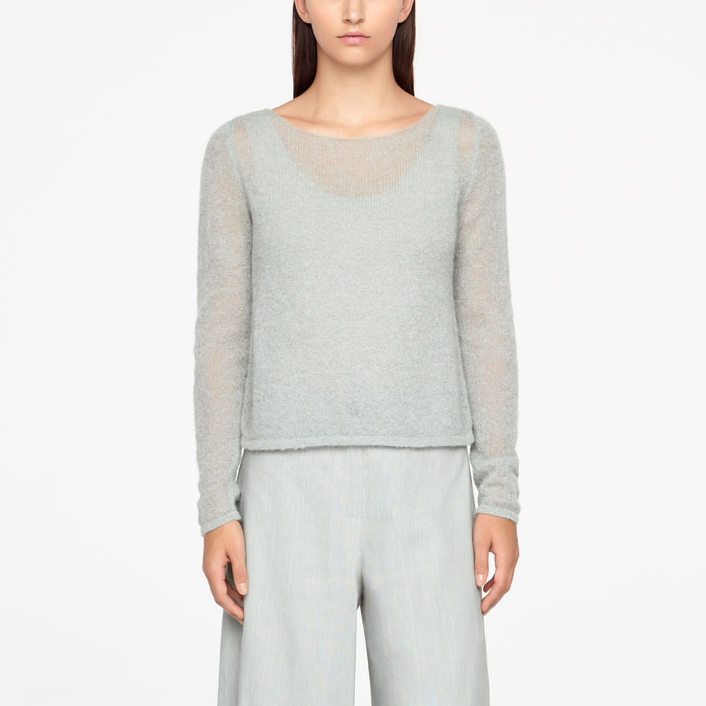 Sarah Pacini MOHAIR SWEATER Front