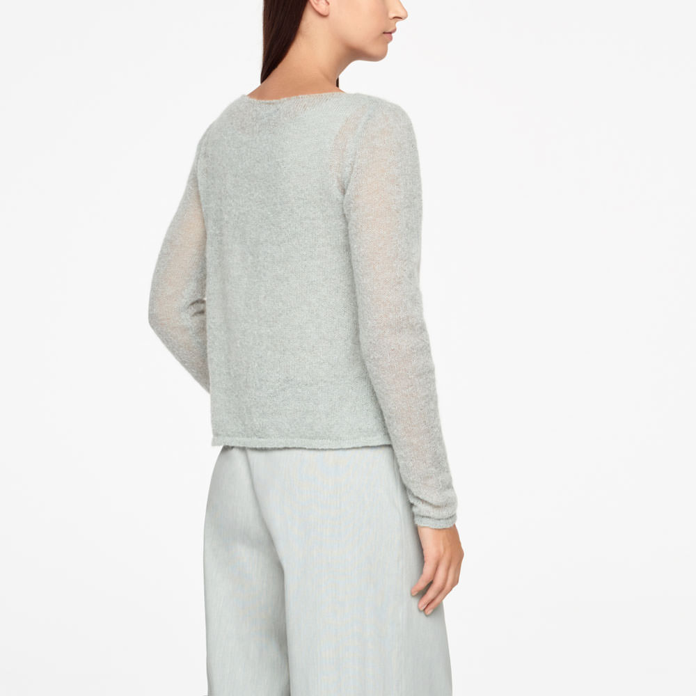 Sarah Pacini MOHAIR SWEATER Back view
