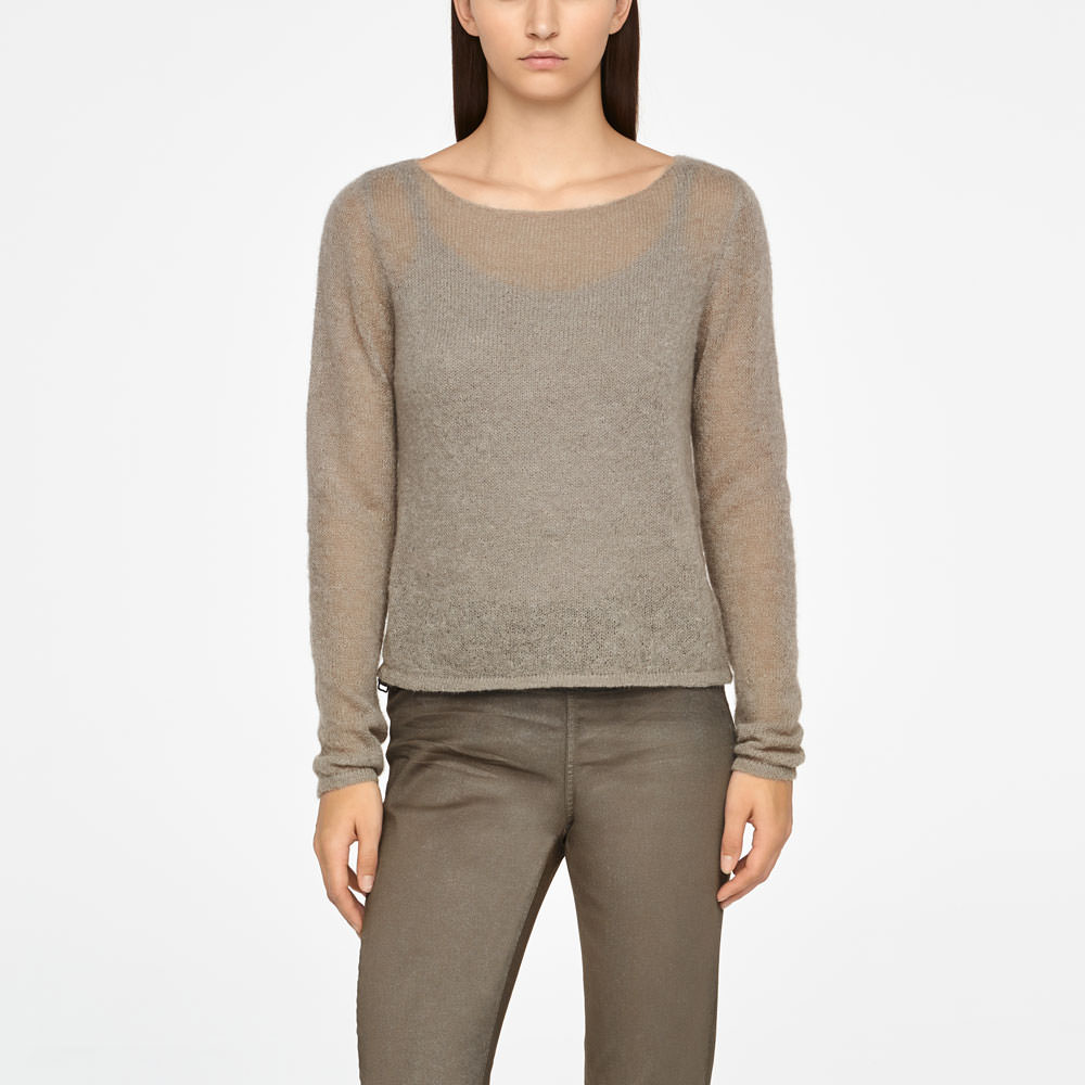 Sarah Pacini MOHAIR SWEATER Front
