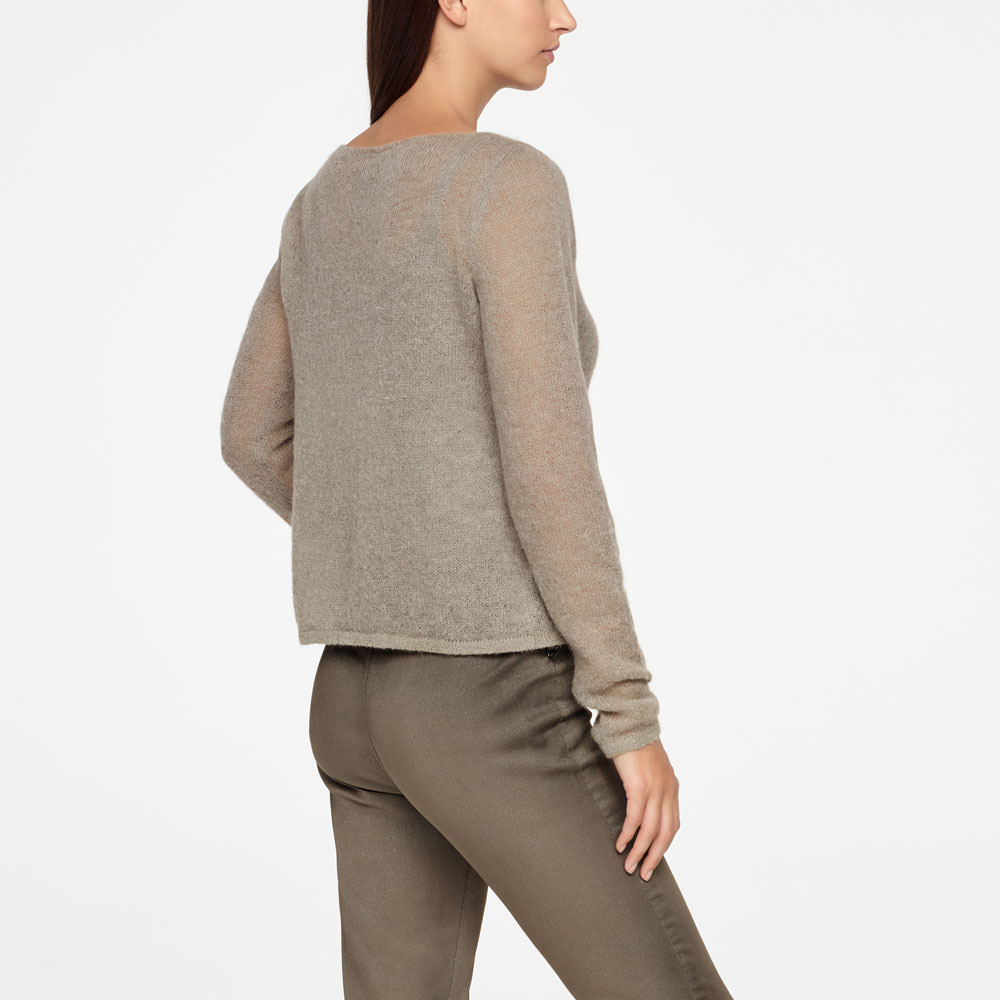 Sarah Pacini MOHAIR SWEATER Back view