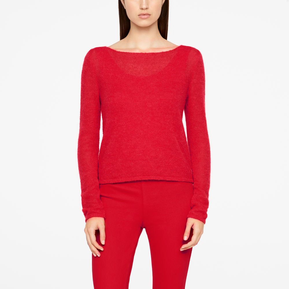 Sarah Pacini MOHAIR-SWEATER Vorne