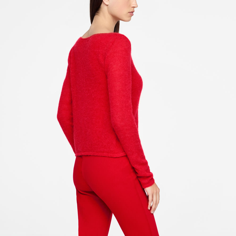 Sarah Pacini MOHAIR-SWEATER Rück