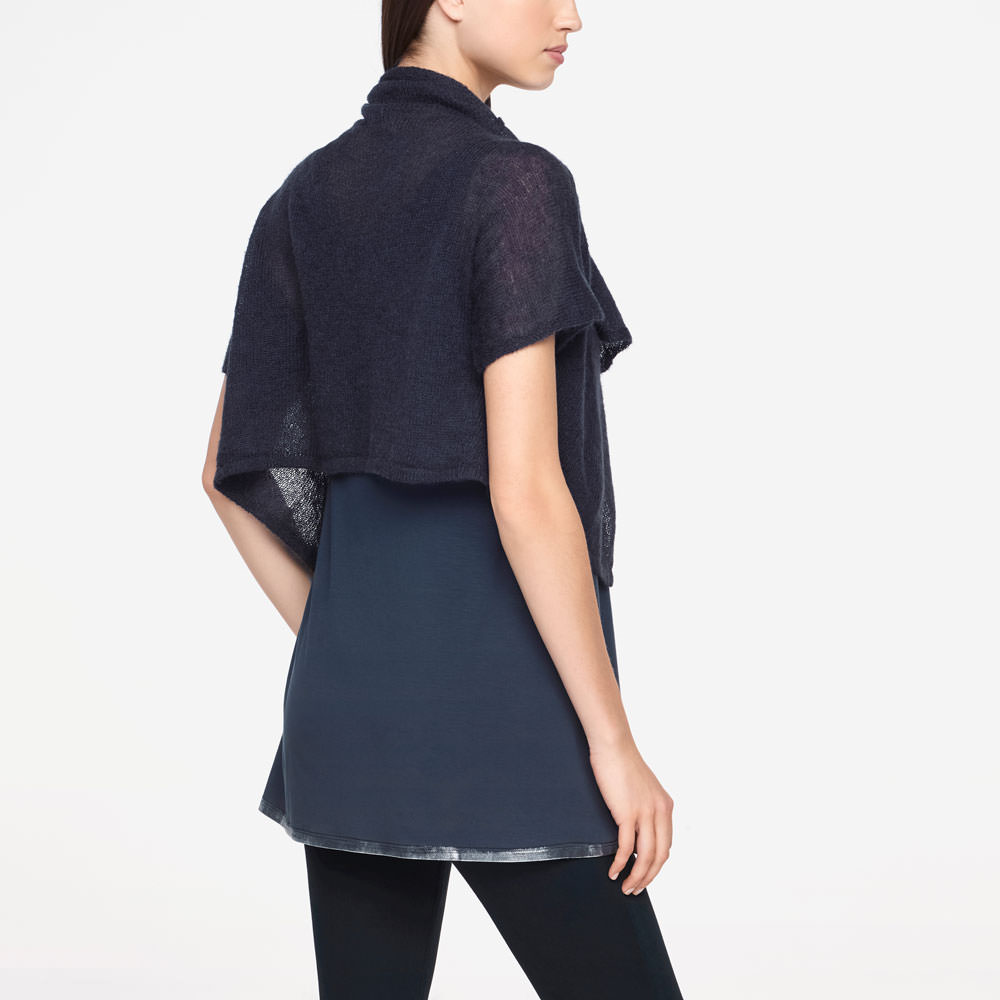 Sarah Pacini CROPPED MOHAIR CARDIGAN Achterzijde