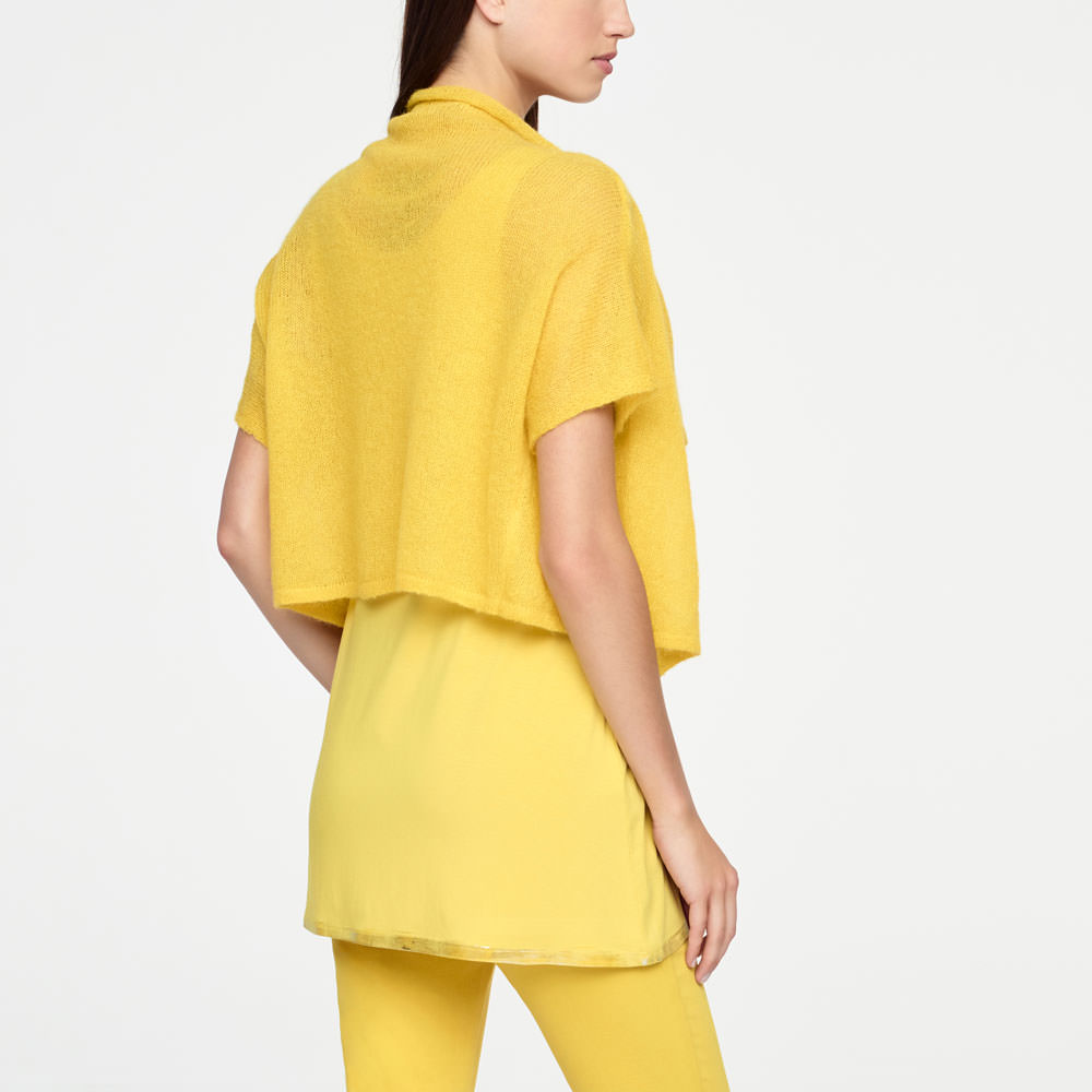 Sarah Pacini CROPPED MOHAIR CARDIGAN Achterzijde
