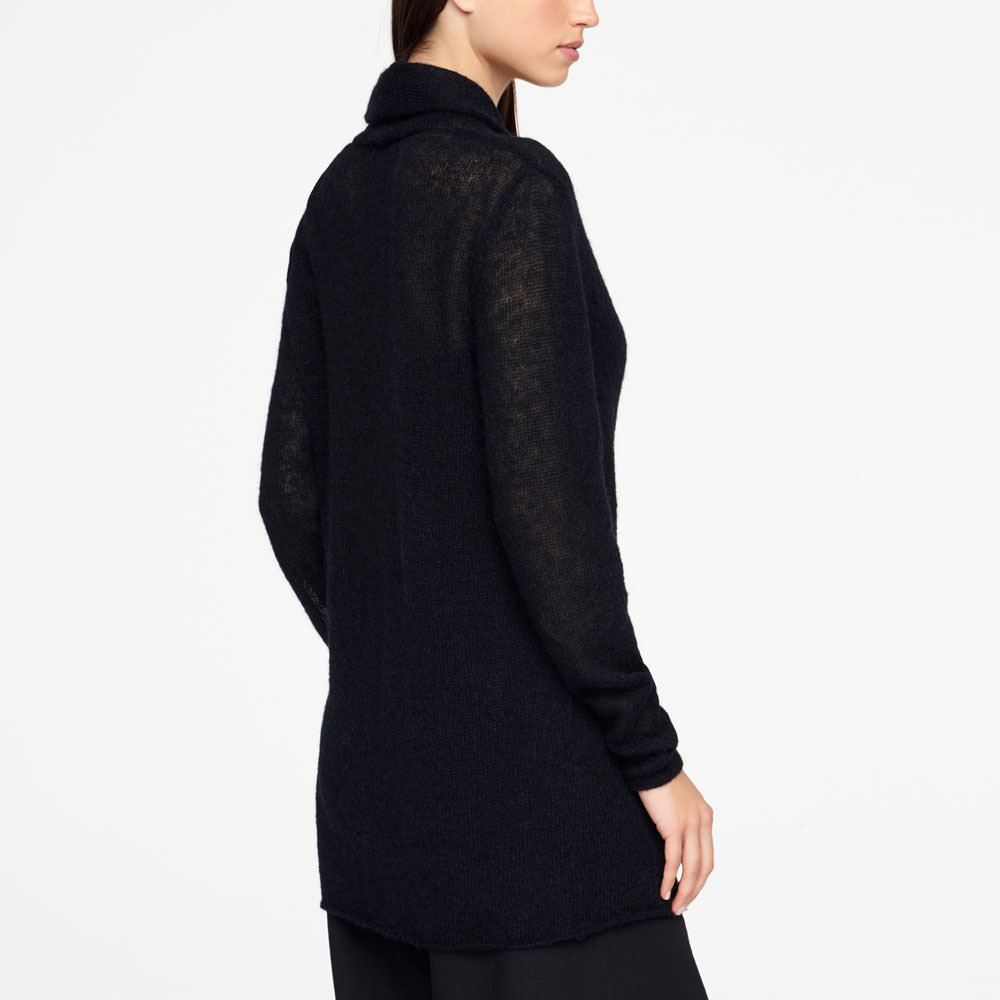 Sarah Pacini CARDIGAN LONG - MOHAIR ULTRA LÉGER Derrière