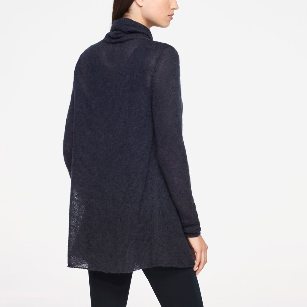 Sarah Pacini CARDIGAN LONG - MOHAIR ULTRA LÉGER Derrière