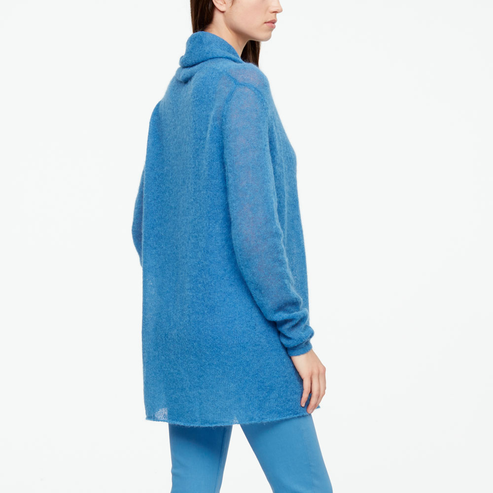 Sarah Pacini CARDIGAN LONG - MOHAIR ULTRA LÉGER Derrière