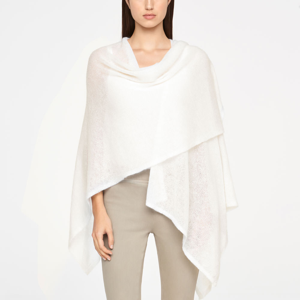 Sarah Pacini MOHAIR PONCHO Voorzijde