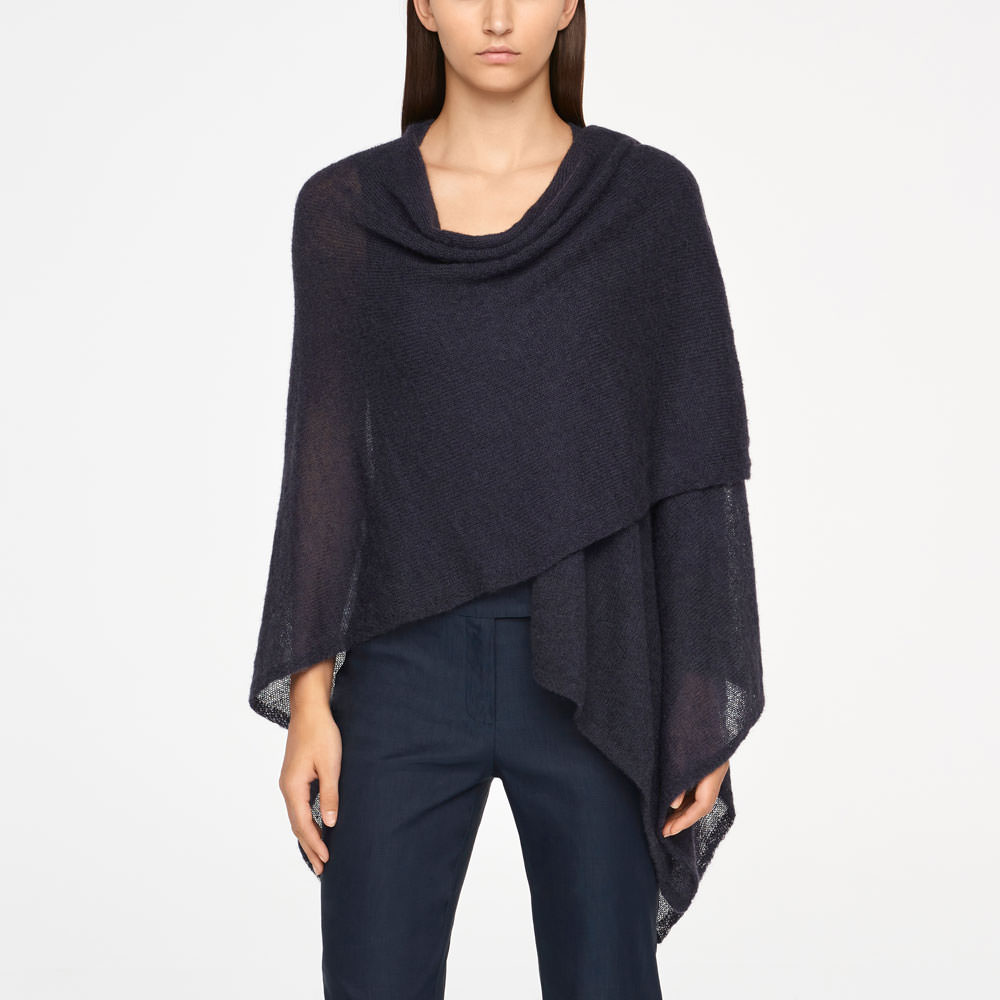 Sarah Pacini MOHAIR PONCHO Voorzijde