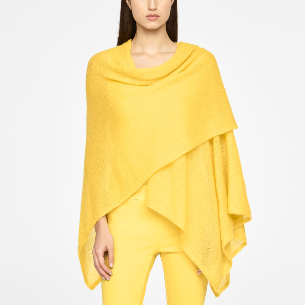 Sarah Pacini MOHAIR PONCHO Voorzijde