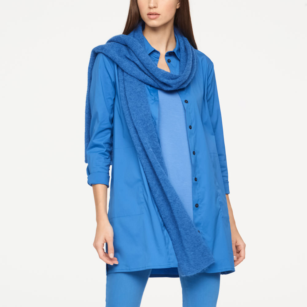 Sarah Pacini MOHAIR SCARF Front