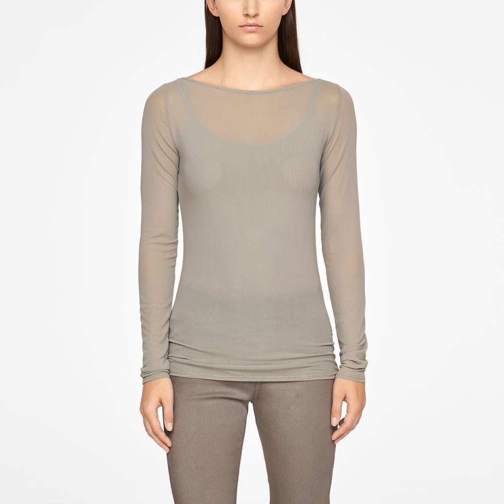 Sarah Pacini TRANSPARENTE TOP - KHALIYA Vorne