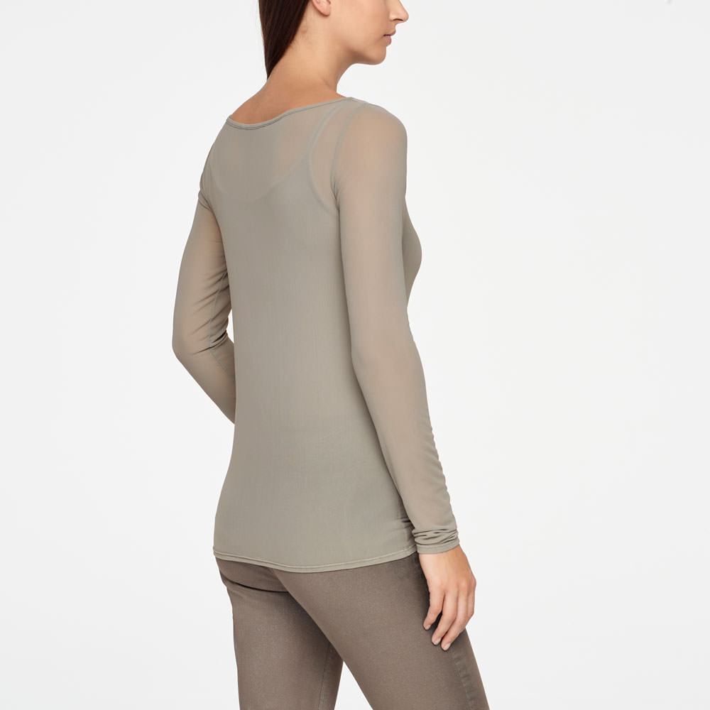 Sarah Pacini TRANSPARENTE TOP - KHALIYA Rück