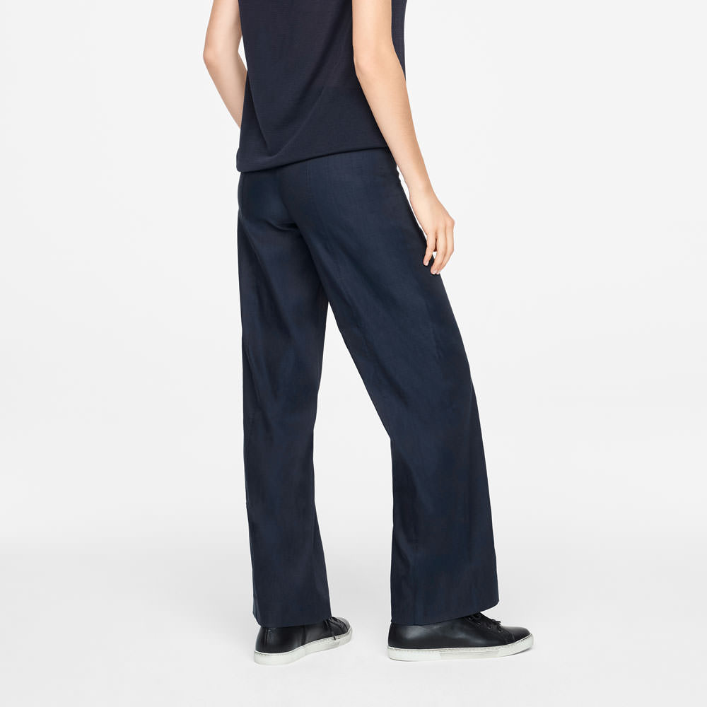 Sarah Pacini CHLOÉ-HOSE - LEINEN MIT STRETCH EFFEKT Rück