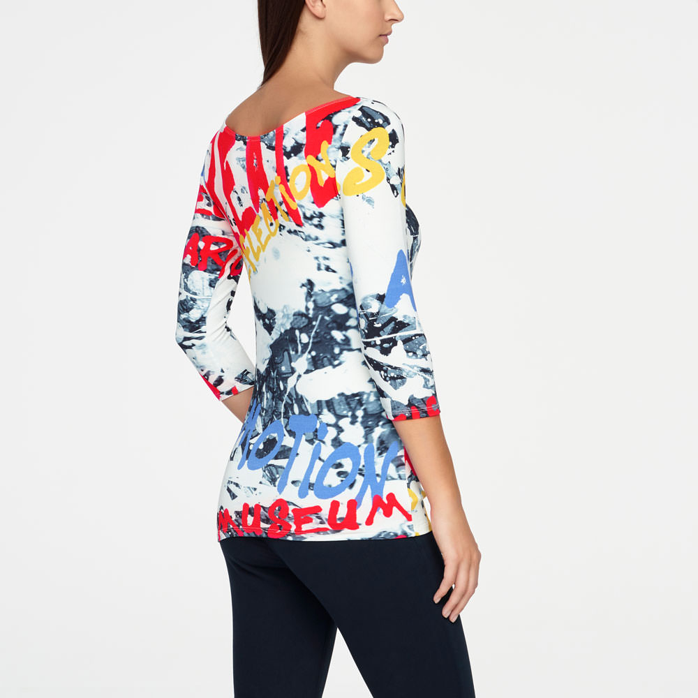 Sarah Pacini ALEISHA T-SHIRT - STREET ART Achterzijde