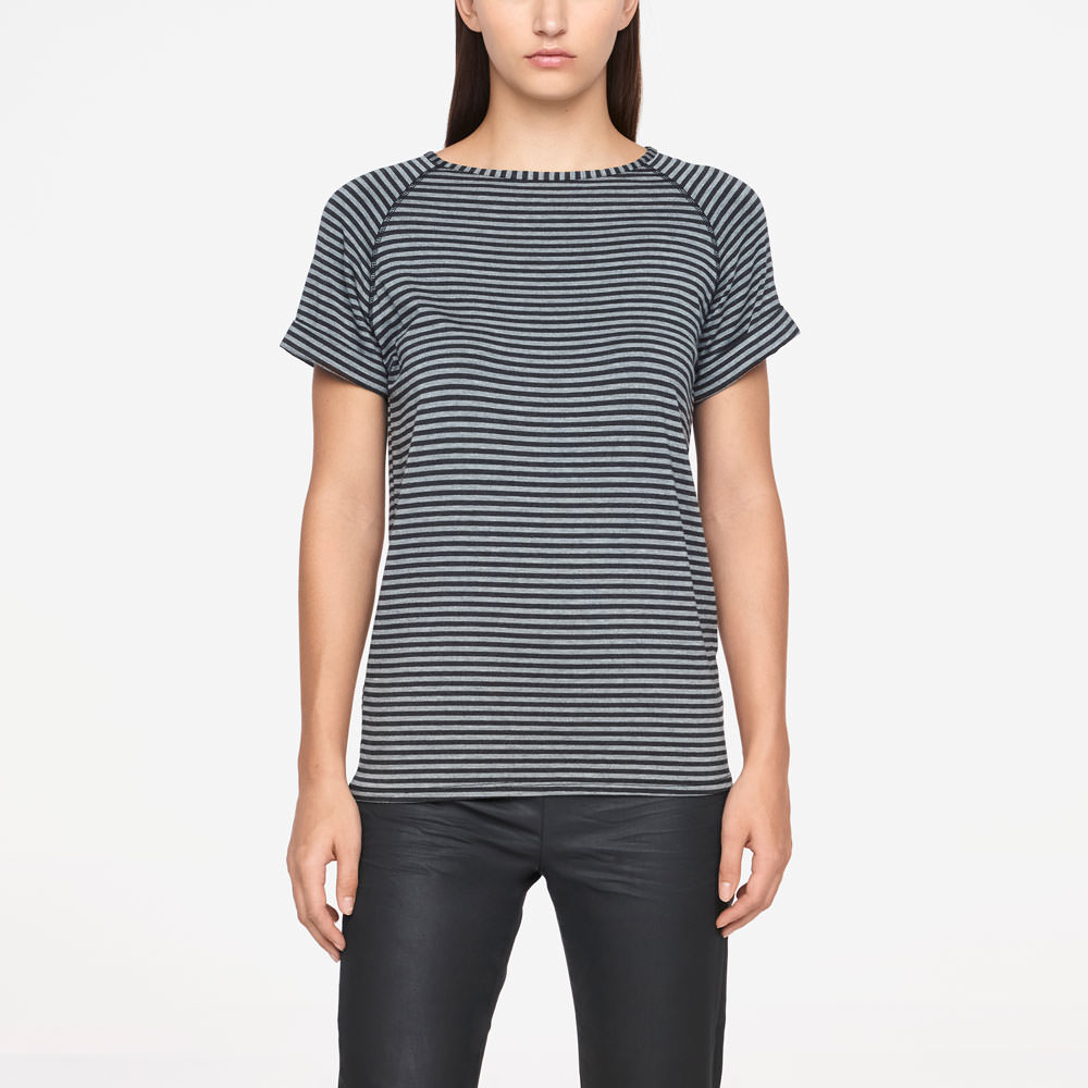 Sarah Pacini T-SHIRT - STRIPES Front